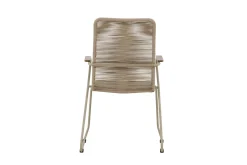 Utendørs lenestoler (med armlener) Venture Home Bois spisestol – beige / beige tau FSC Mix Beige