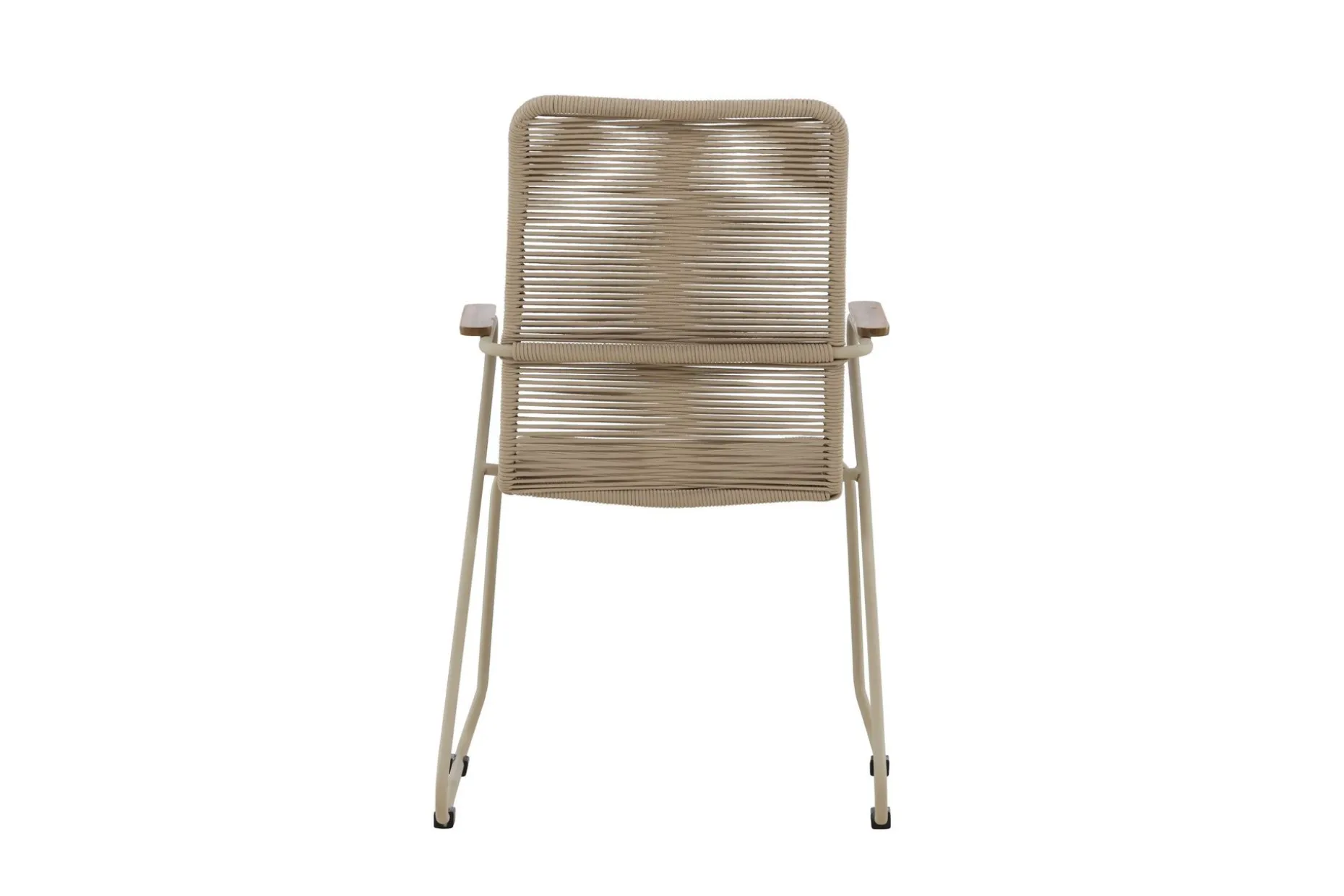 Utendørs lenestoler (med armlener) Venture Home Bois spisestol – beige / beige tau FSC Mix Beige