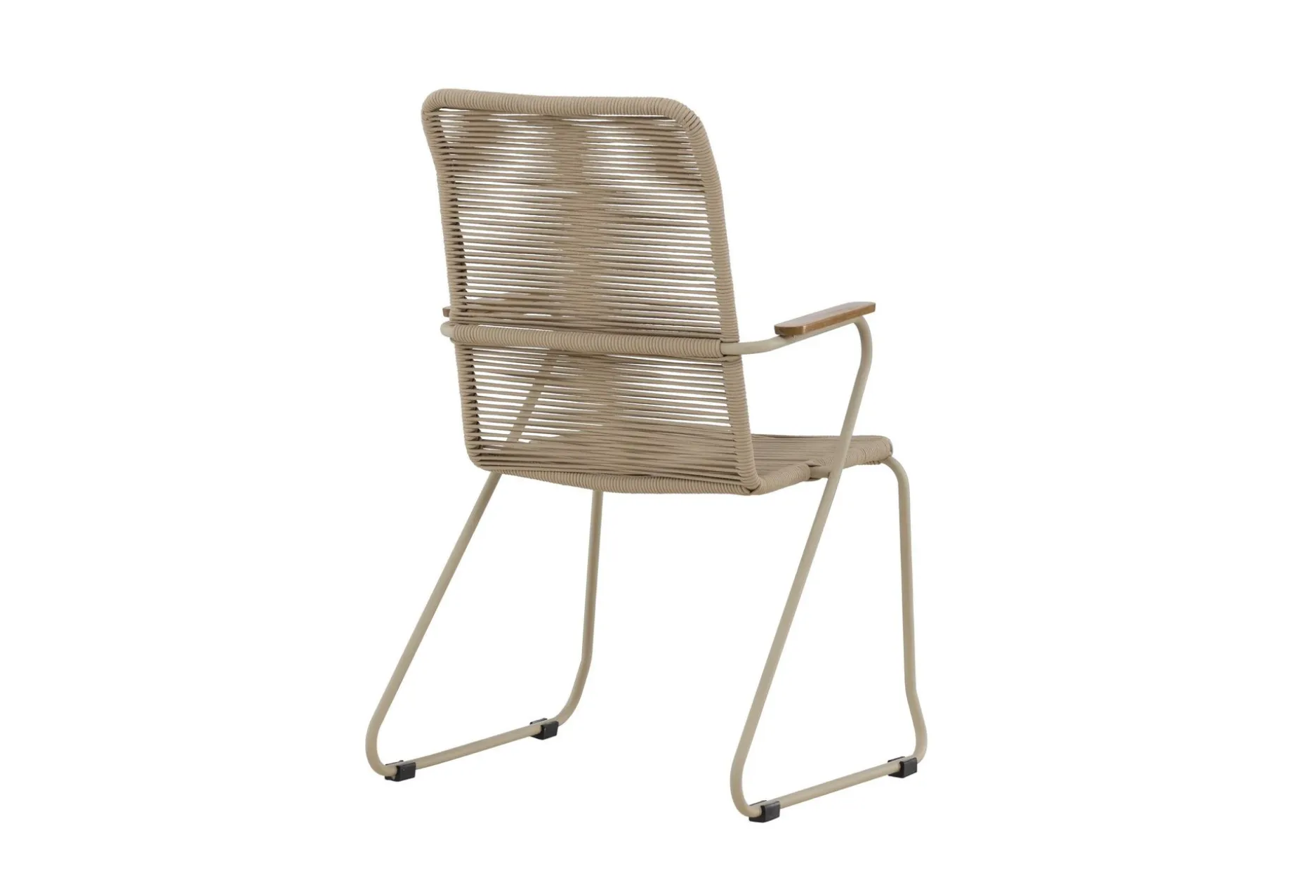 Utendørs lenestoler (med armlener) Venture Home Bois spisestol – beige / beige tau FSC Mix Beige