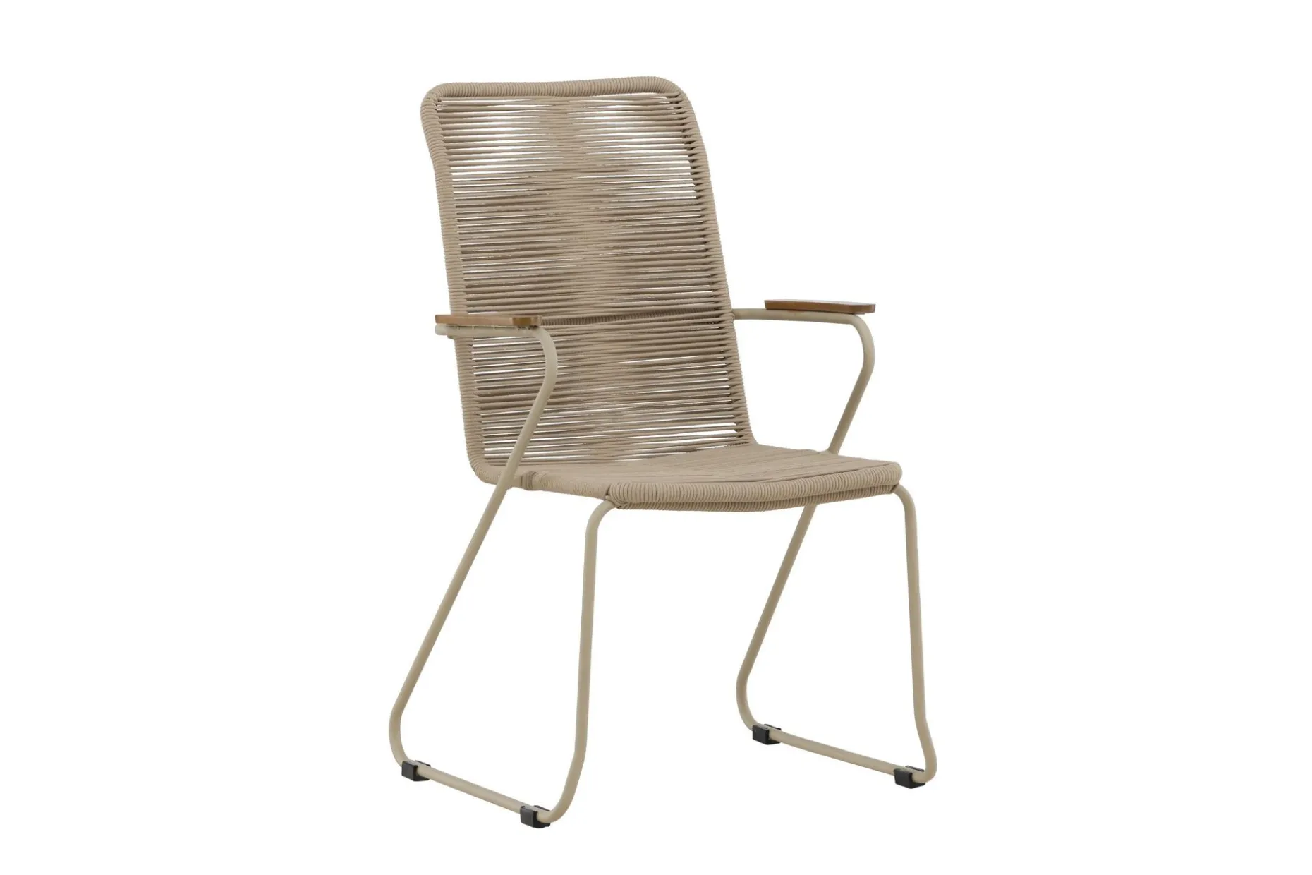 Utendørs lenestoler (med armlener) Venture Home Bois spisestol – beige / beige tau FSC Mix Beige