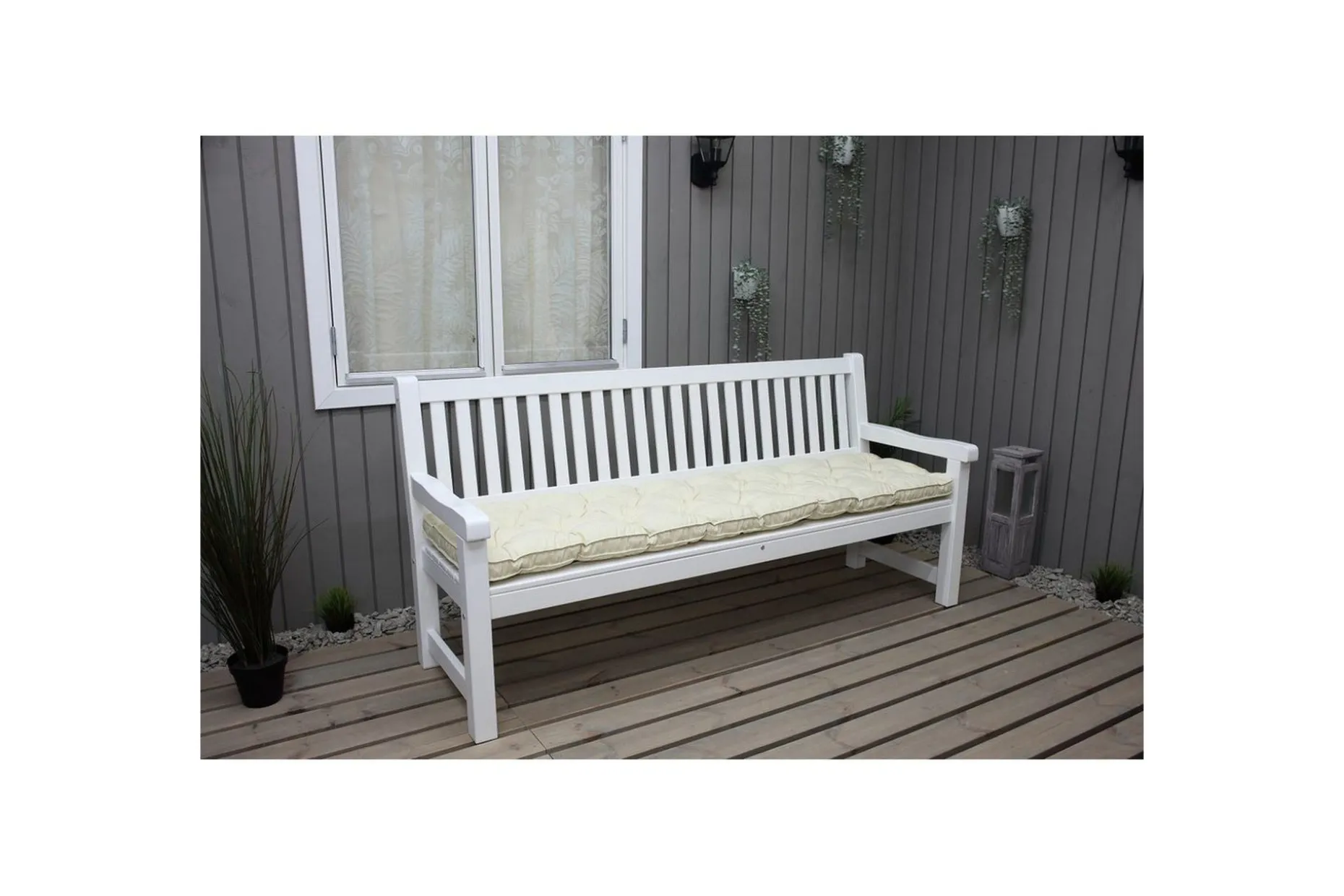 Utendørs sofapute Brooklyn 190 cm Beige