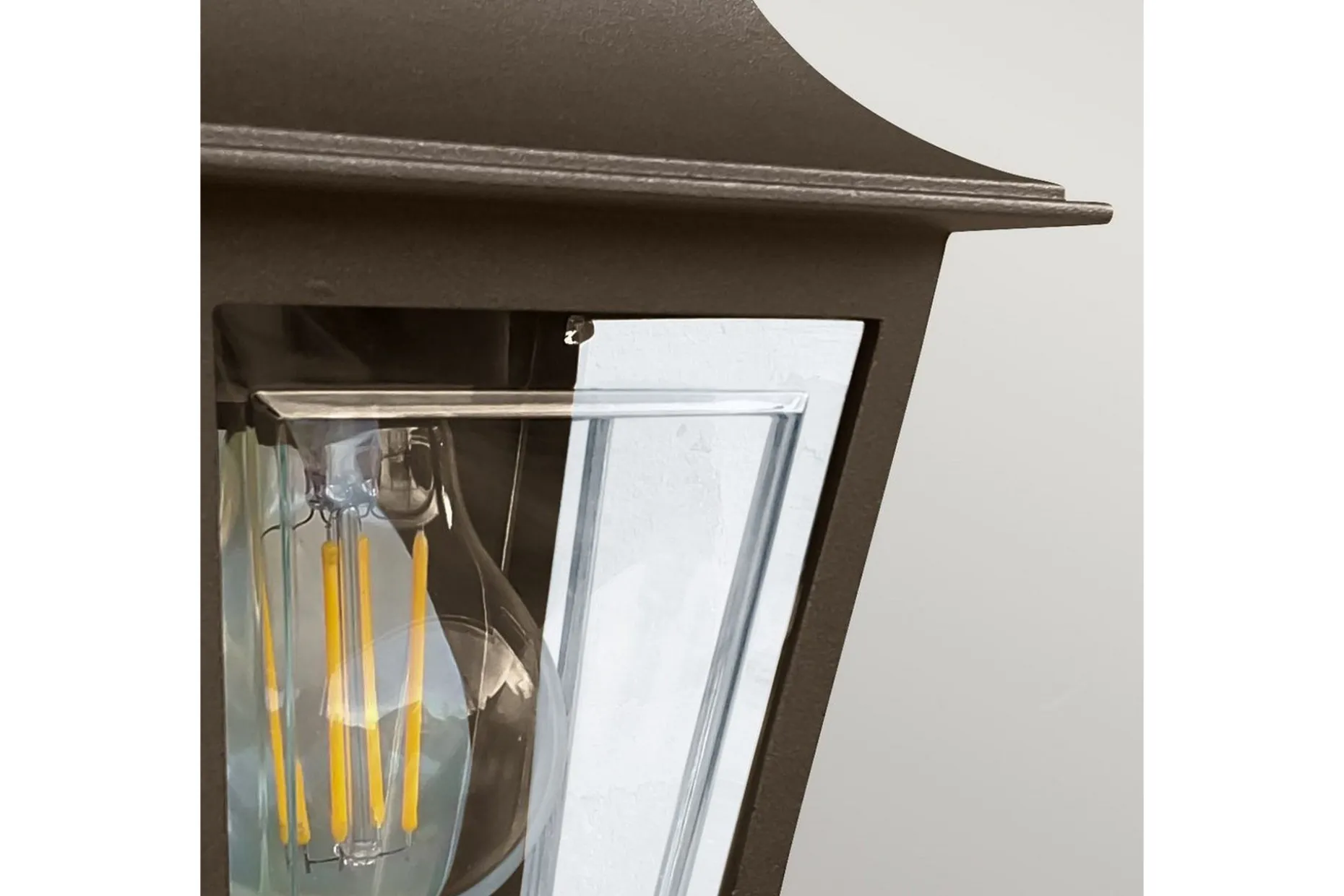 Utendørs vegglampe Elstead Lighting Deco Lane Bronse