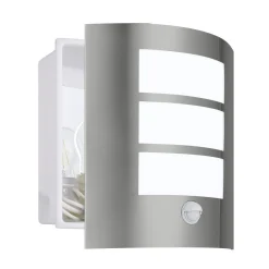 Utvendig vegglampe City med sensor