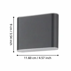 Utvendig vegglampe Grutti