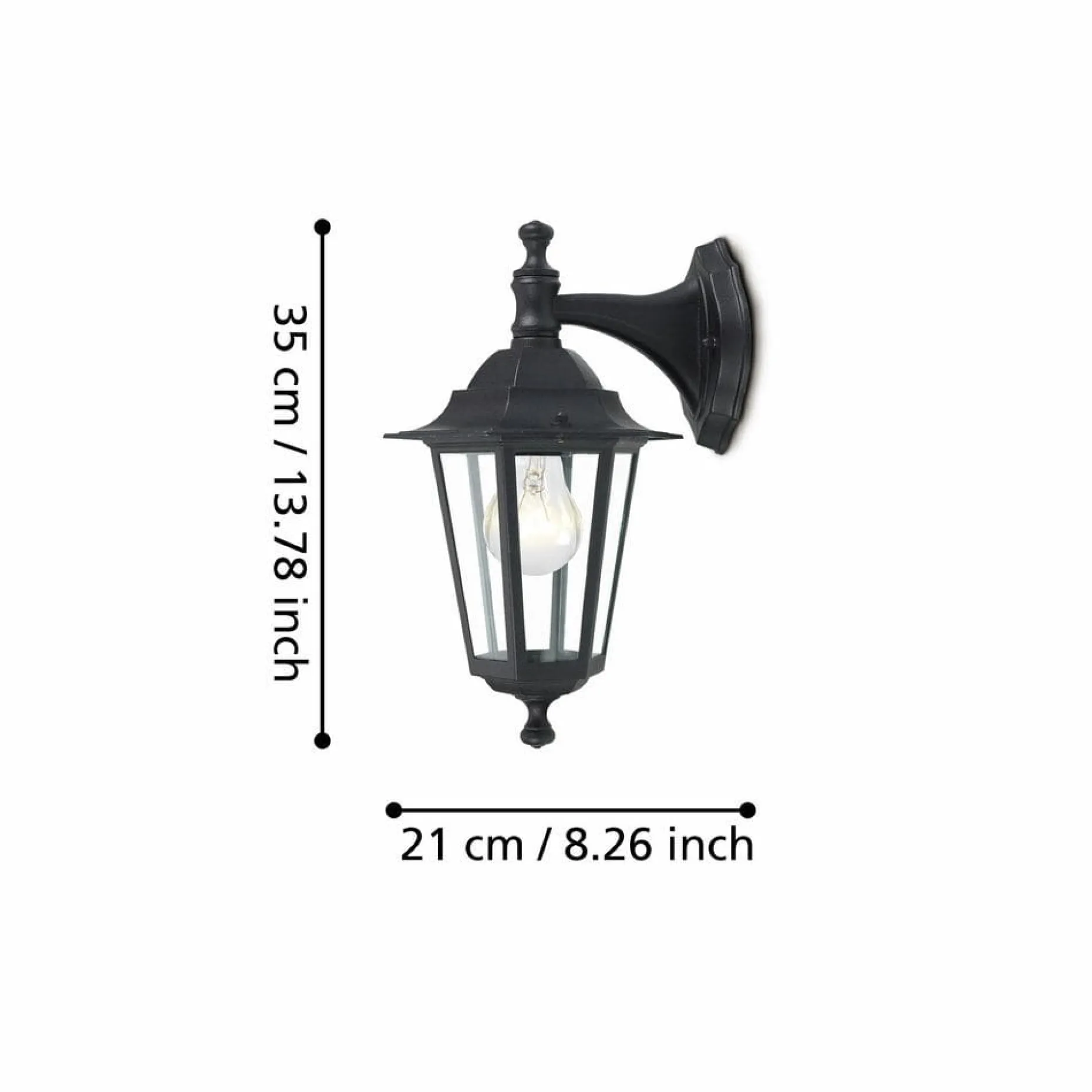 Utvendig vegglampe Laterna