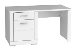 Uzayr Skrivebord 138 cm med Oppbevaringshylle + Skap
