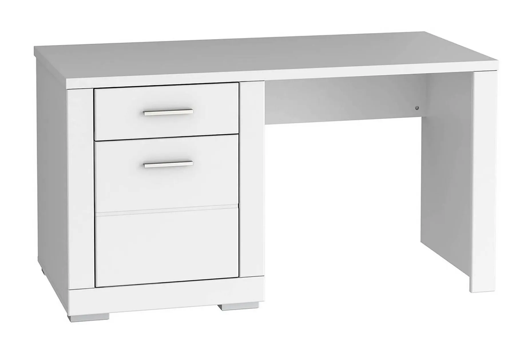 Uzayr Skrivebord 138 cm med Oppbevaringshylle + Skap
