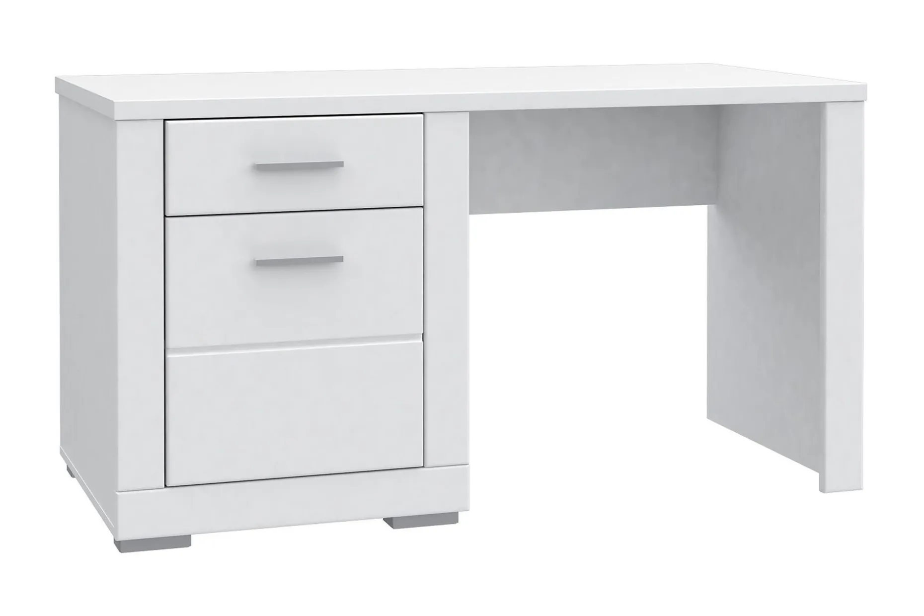 Uzayr Skrivebord 138 cm med Oppbevaringshylle + Skap