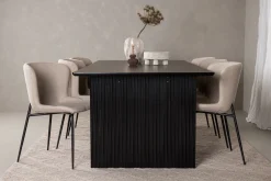 Vail Matgruppe 200 cm Rektangulær med 6 Modesto stoler