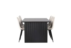 Vail Matgruppe 200 cm Rektangulær med 6 Polar stoler