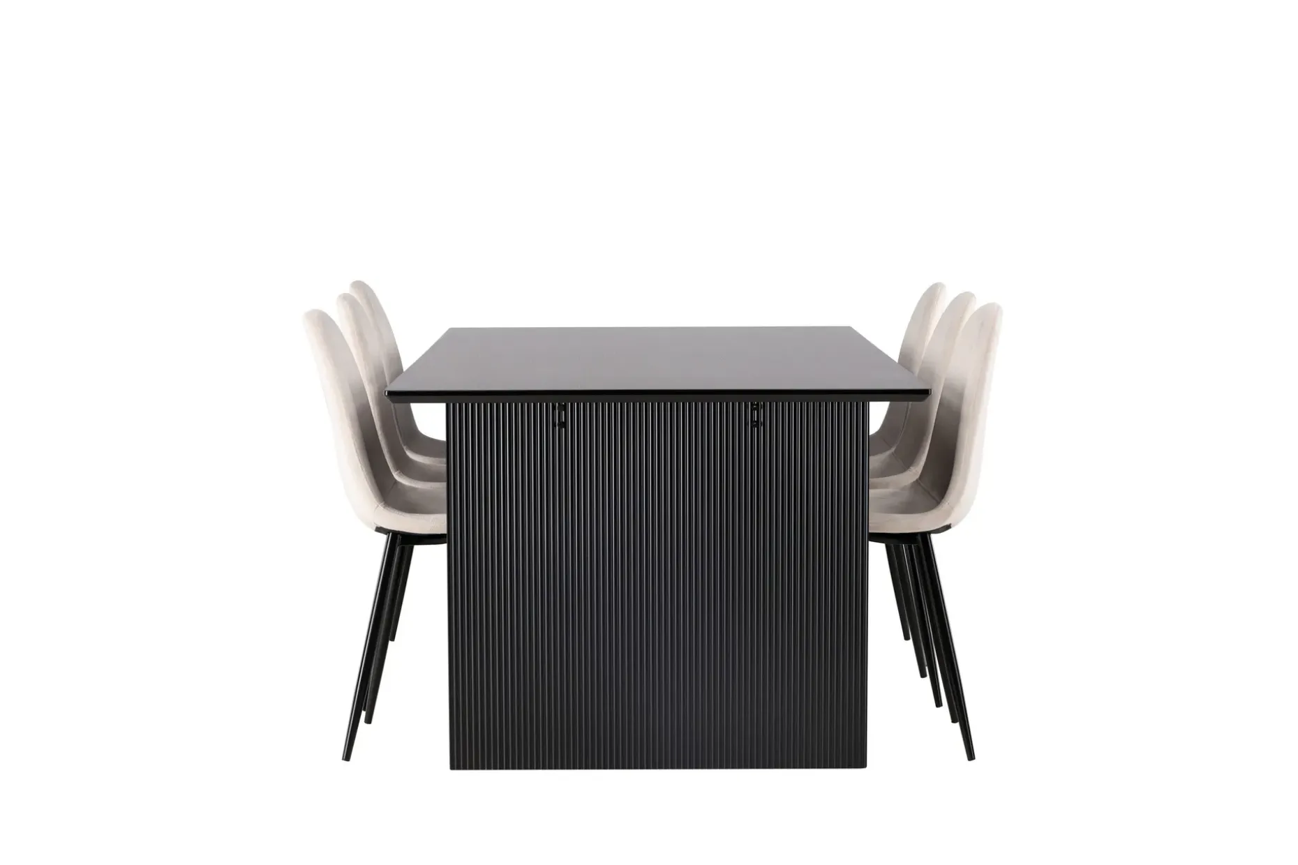 Vail Matgruppe 200 cm Rektangulær med 6 Polar stoler