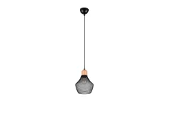 Valeria Pendellampe 18 cm E27 Mattsvart