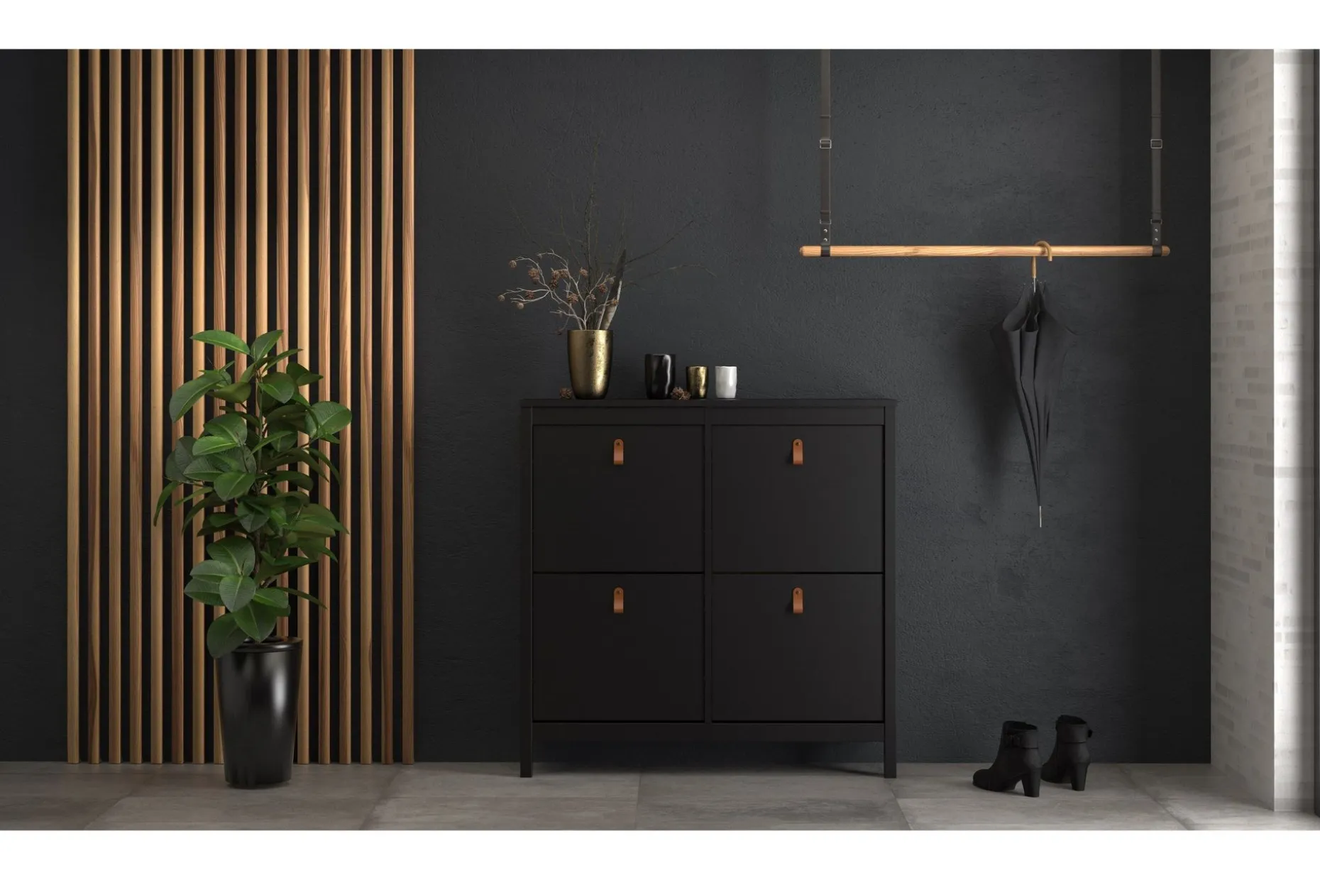 Vallvidera Skoskap 25x102 cm