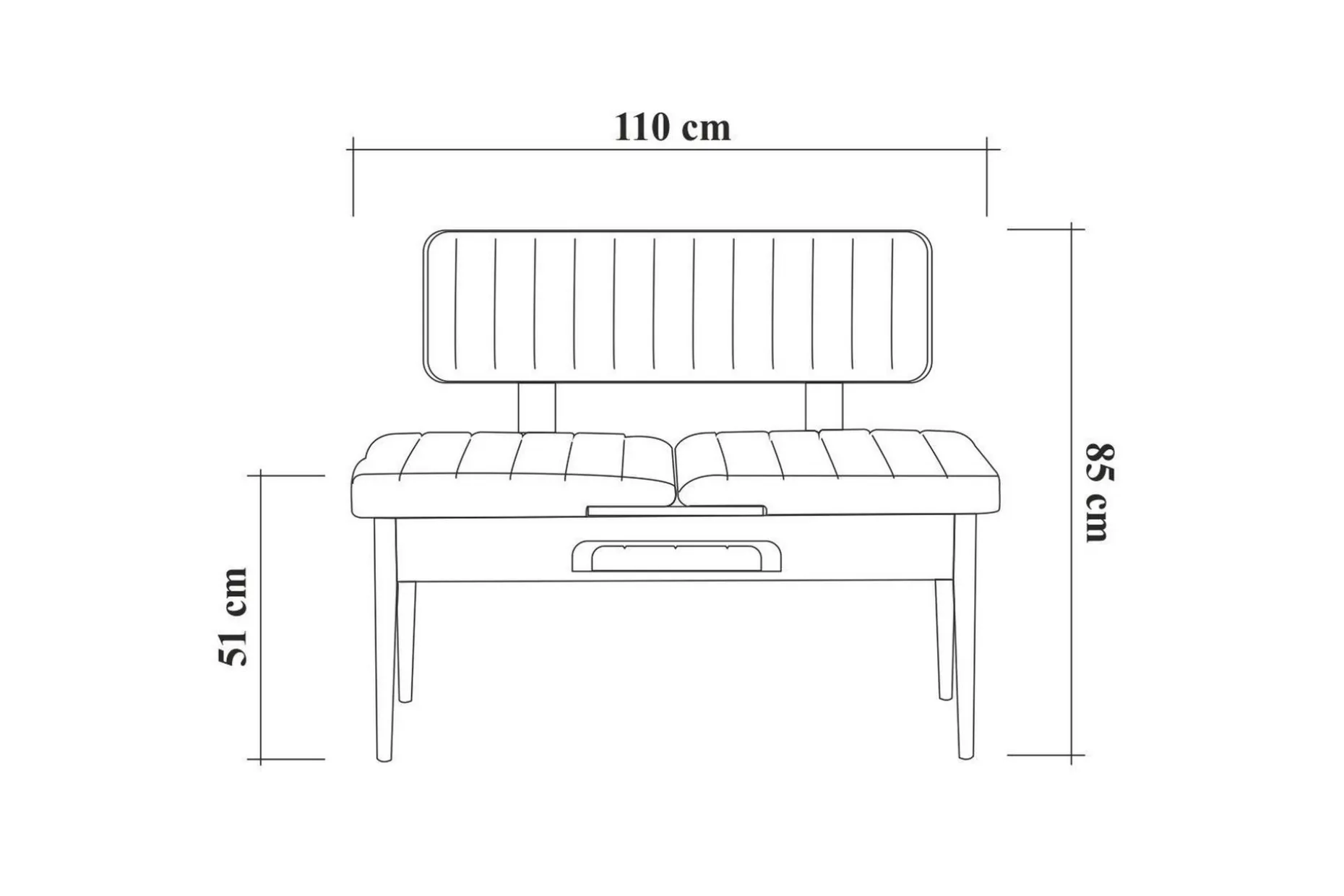 Valsot Sittebenk 110 cm