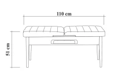 Valsot Sittebenk 110 cm