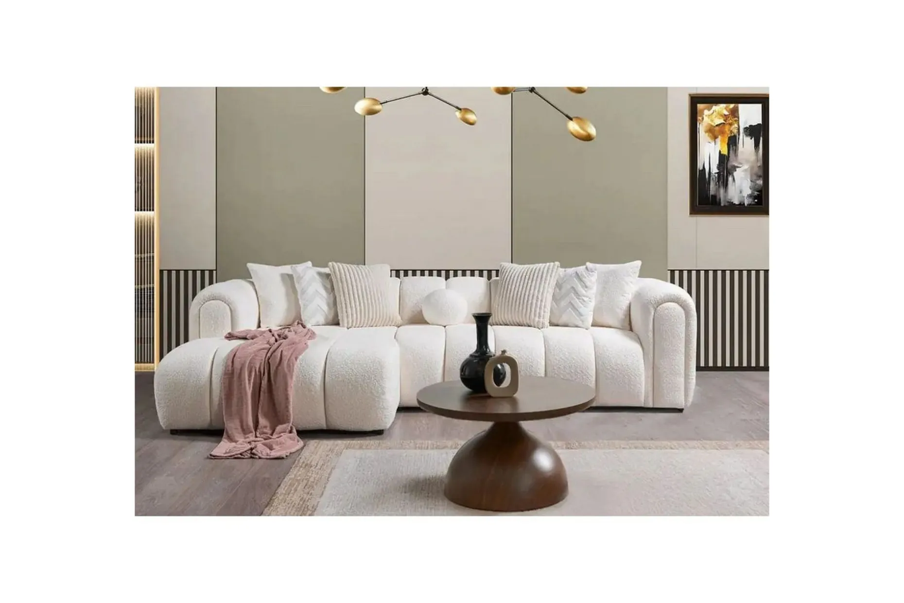 Varrel Sofa med divan 3-seter