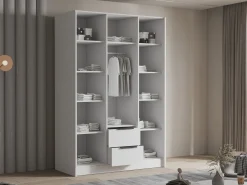 Varros Garderobeskapeskap med speil 150x216 cm