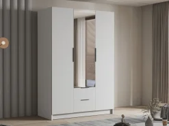Varros Garderobeskapeskap med speil 150x216 cm