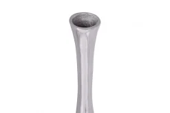 Vase Wohnling polert aluminiumstøp, moderne stil 75 cm