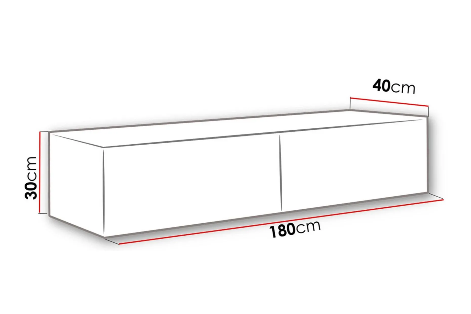 Vasil TV-benk 180 cm