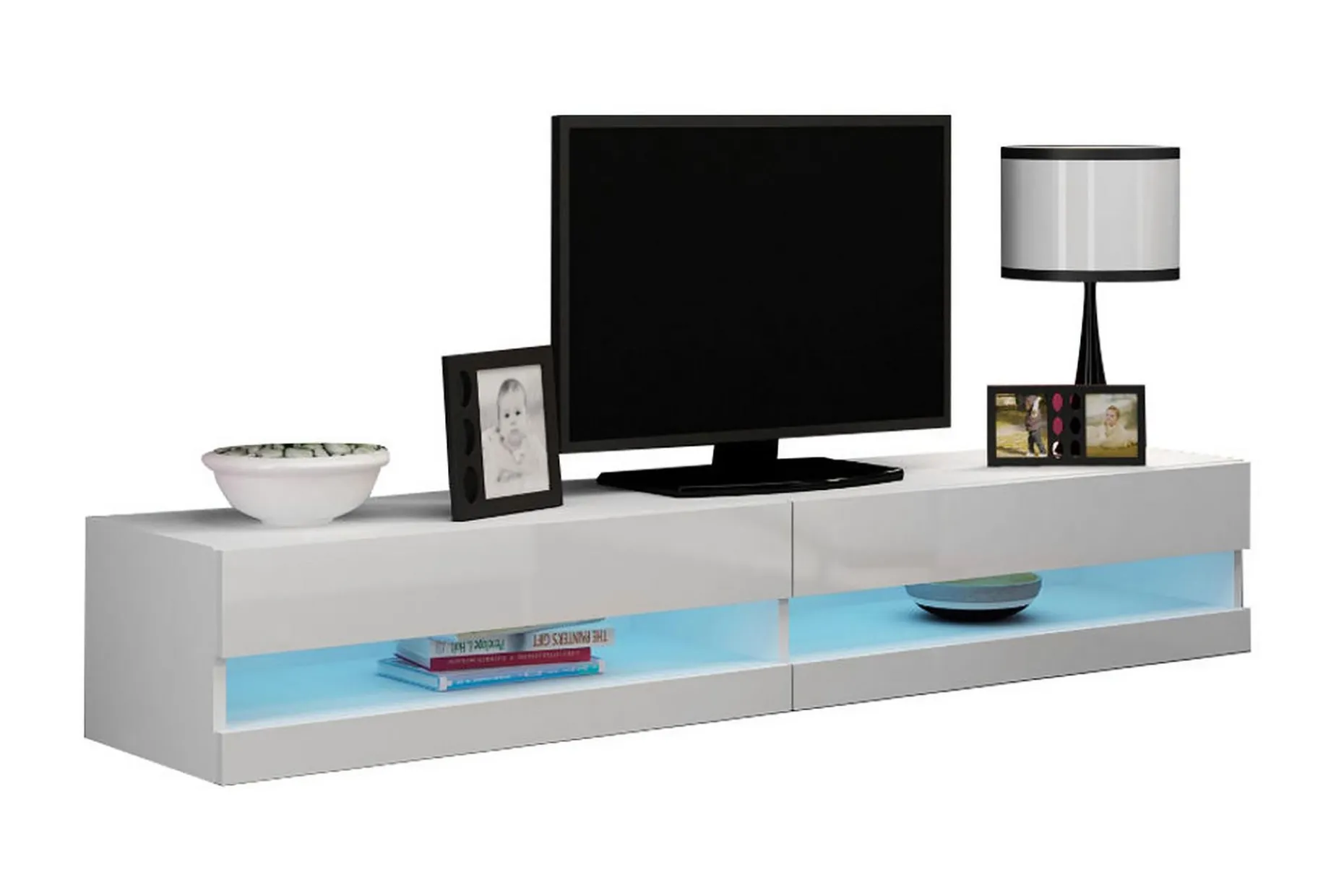 Vasil TV-benk 180 cm Åpen Hylle