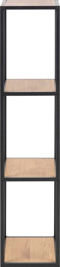 Vegghylle HOME4YOU Seaford 24x37x108 cm Eik