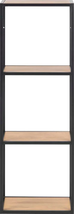 Vegghylle HOME4YOU Seaford 24x37x108 cm Eik