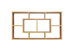 Vegghylle Wohnling PAOLA melaminbelagt MDF, oppbevaringshylle, veggmontert, moderne stil Bøk