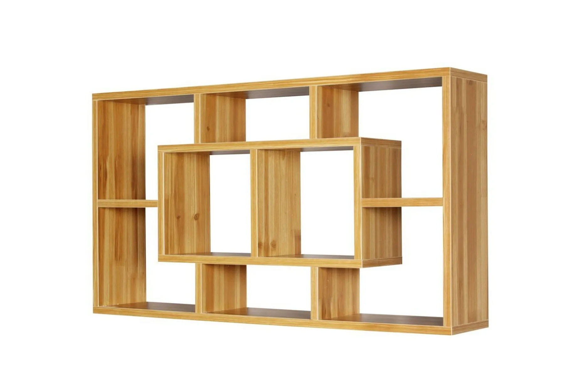 Vegghylle Wohnling PAOLA melaminbelagt MDF, oppbevaringshylle, veggmontert, moderne stil Bøk