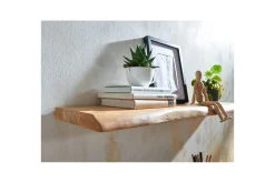 Vegghylle Wohnling trekant, heltre, flytende hylle, landlig stil 120 cm