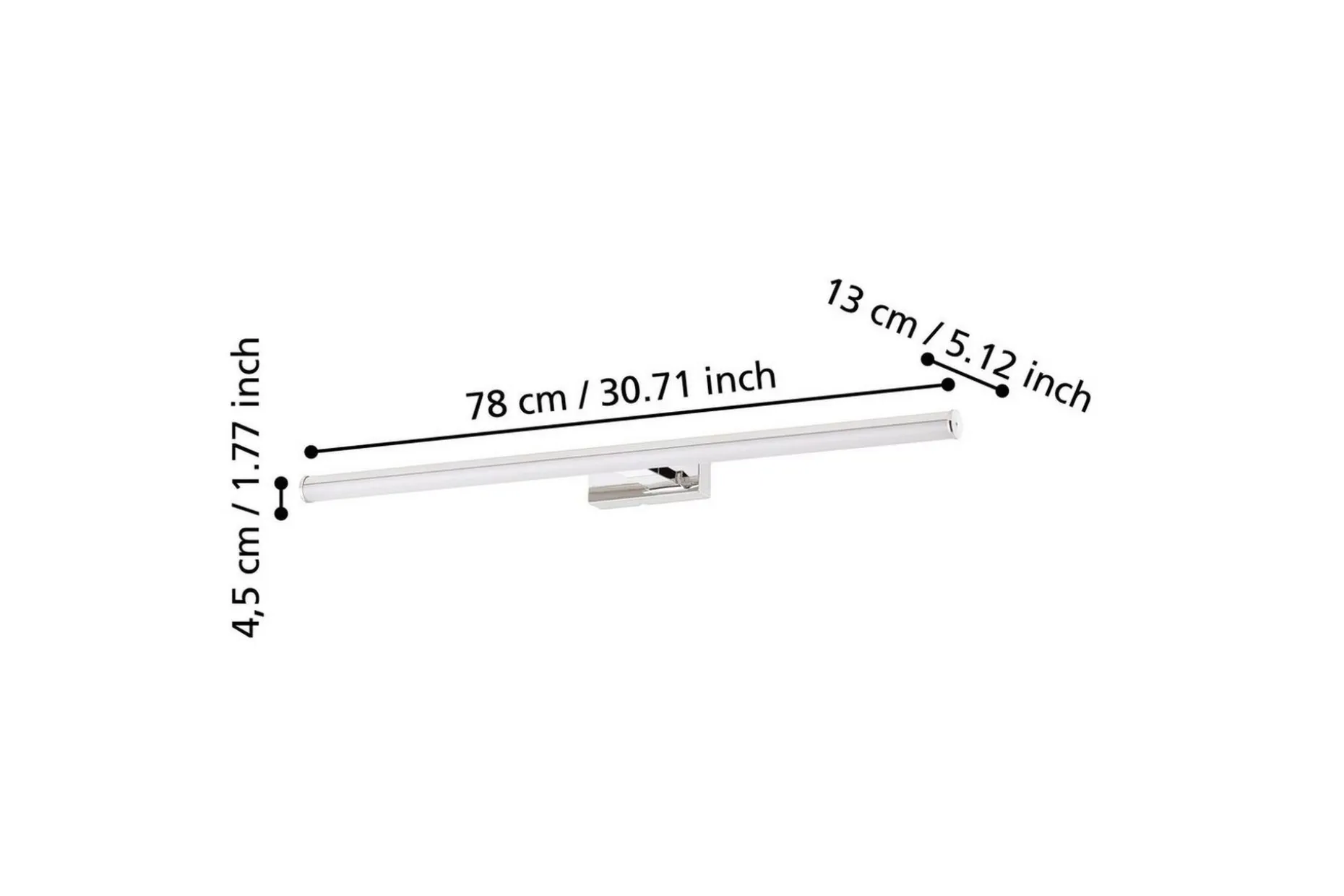 Vegglampe Eglo Vadumi 780 mm