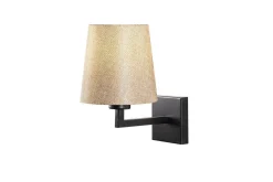Vegg lampe Fenda Svart / Krem
