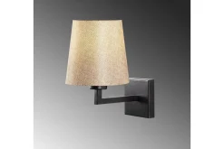Vegg lampe Fenda Svart / Krem