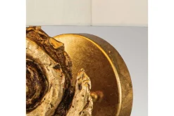Vegglampe Flambeau Virvel Gullblad