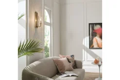 Vegglampe Kichler Kimrose Børstet naturlig messing