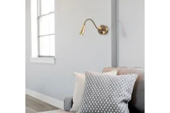 Vegg lampe Lesing Vintage Gull