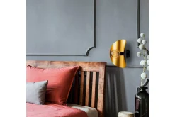 Vegg lampe Sugana Giada Svart / Gull