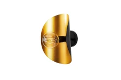 Vegg lampe Sugana Giada Svart / Gull