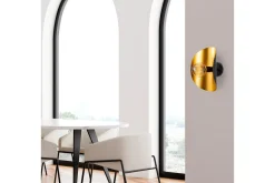 Vegg lampe Sugana Giada Svart / Gull
