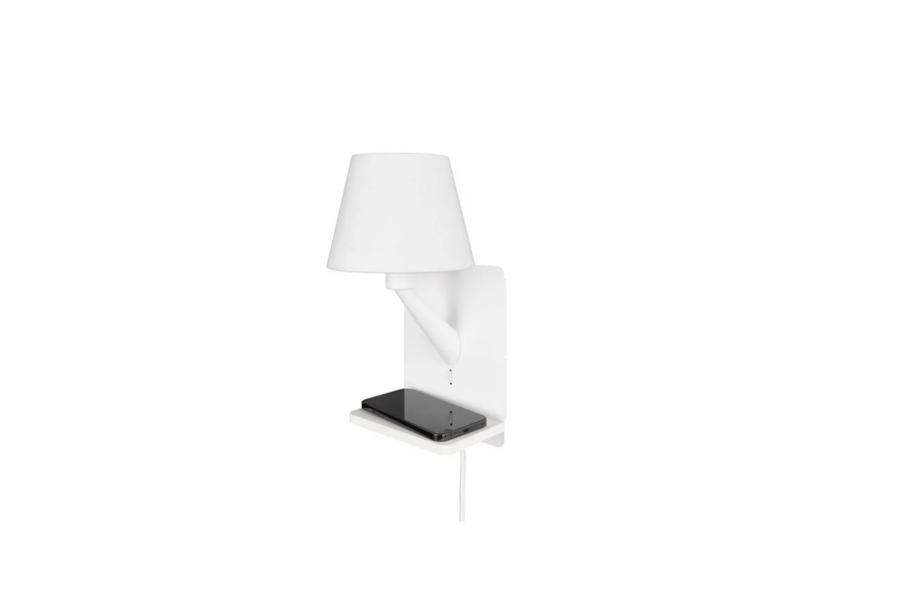 Vegglampe TRIO Comfort Matt hvit