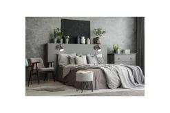 Vegglampe TRIO Enzo Matt svart