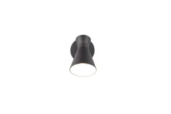 Vegglampe TRIO Enzo Matt svart