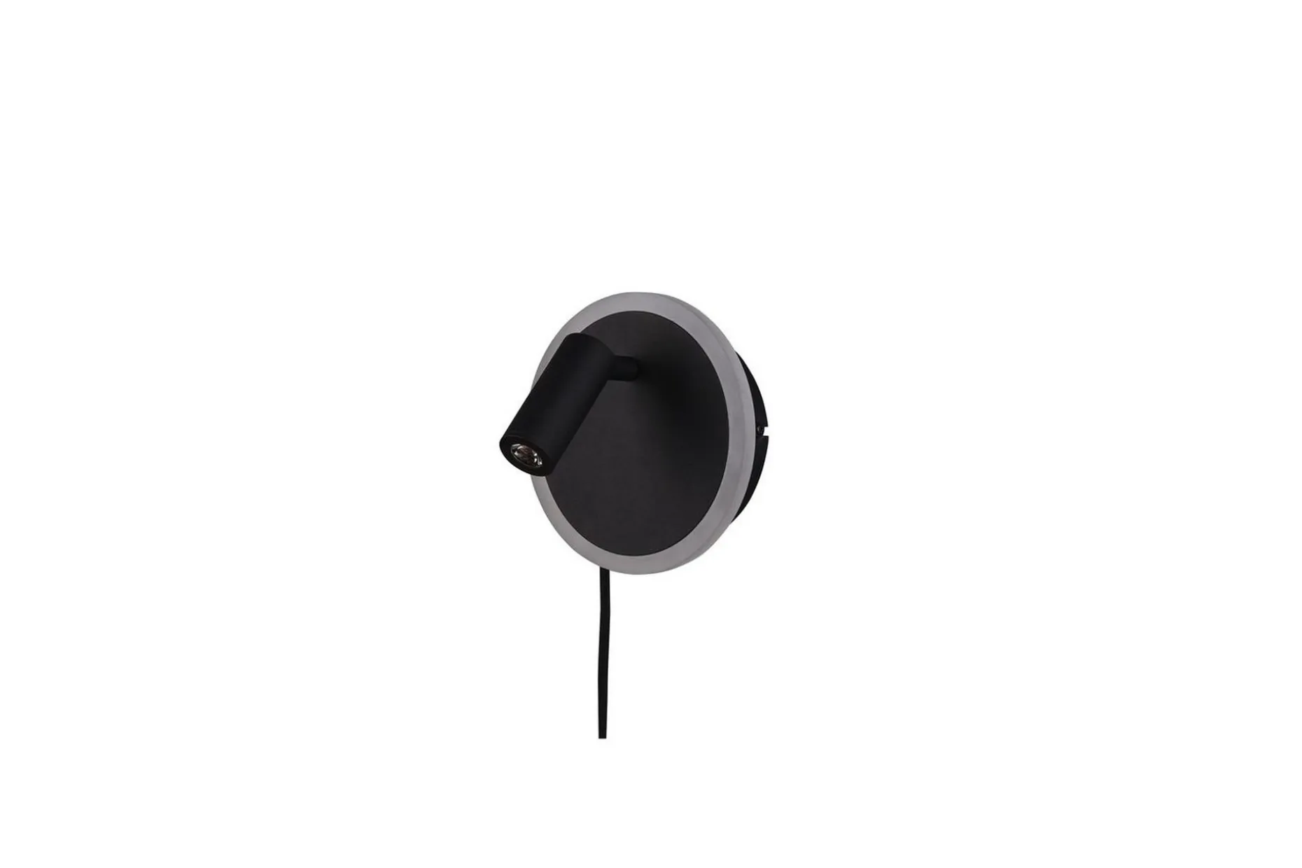 Vegglampe TRIO Jordan Matt svart