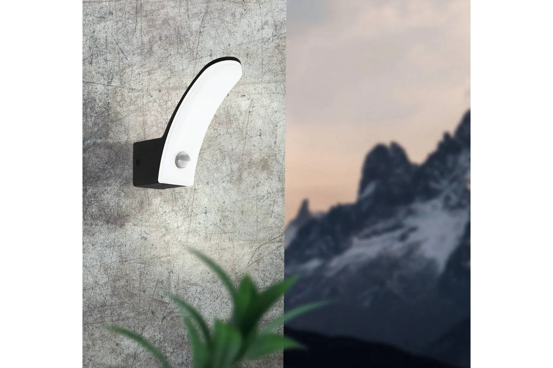 Vegglampe Utebelysning Eglo Fiumicino med Sensor
