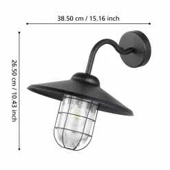 Vegglampe Utendørsbelysning Melgoa