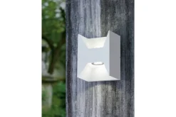 Vegglampe utendørsbelysning Eglo Morino hvit
