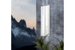 Vegglampe Utendørsbelysning Eglo Fandina Hvit/Hvit