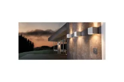 Vegglampe utendørsbelysning Eglo Calpino hvit