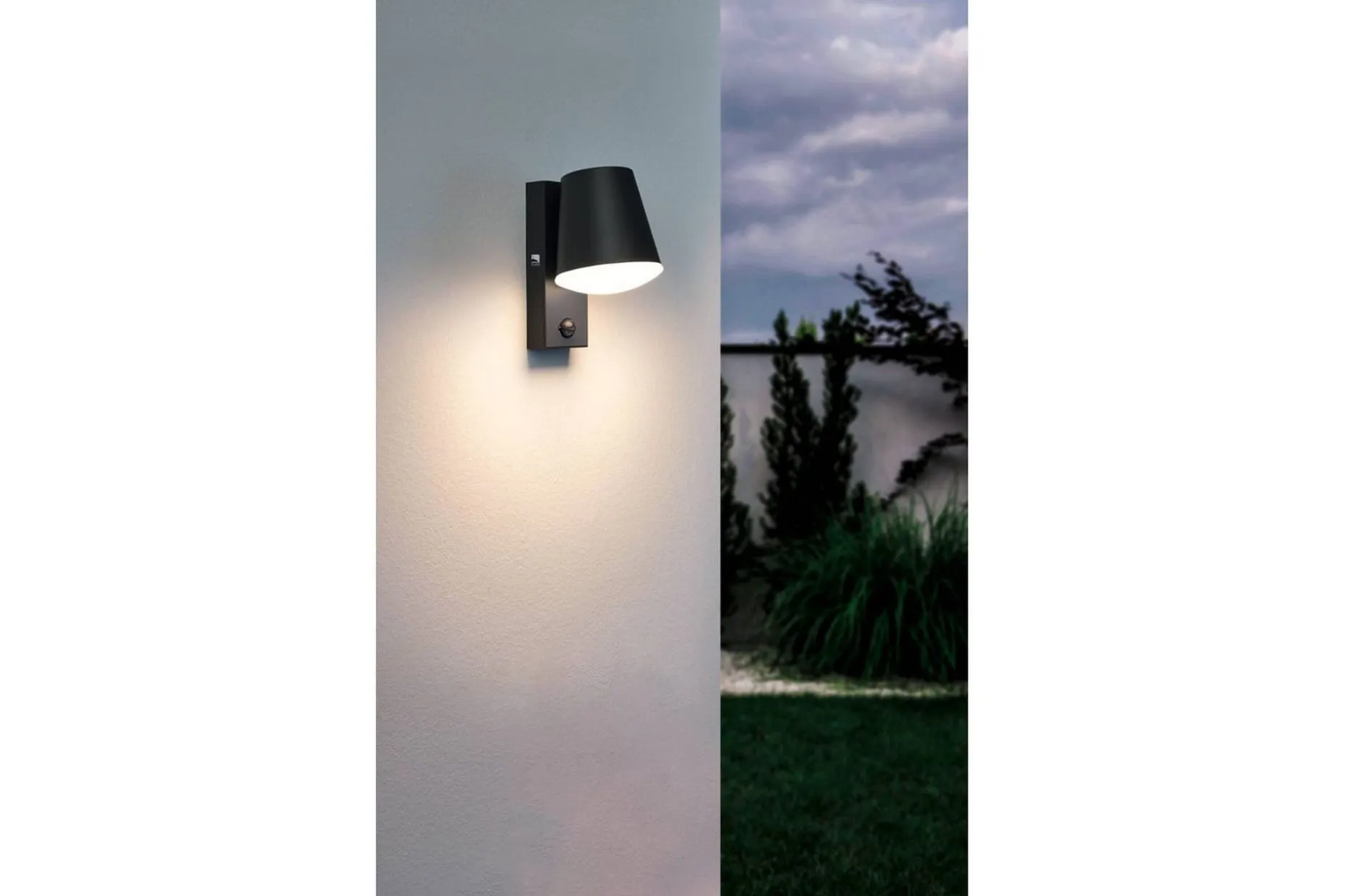 Vegglampe Utendørs Eglo Caldiero med Sensor
