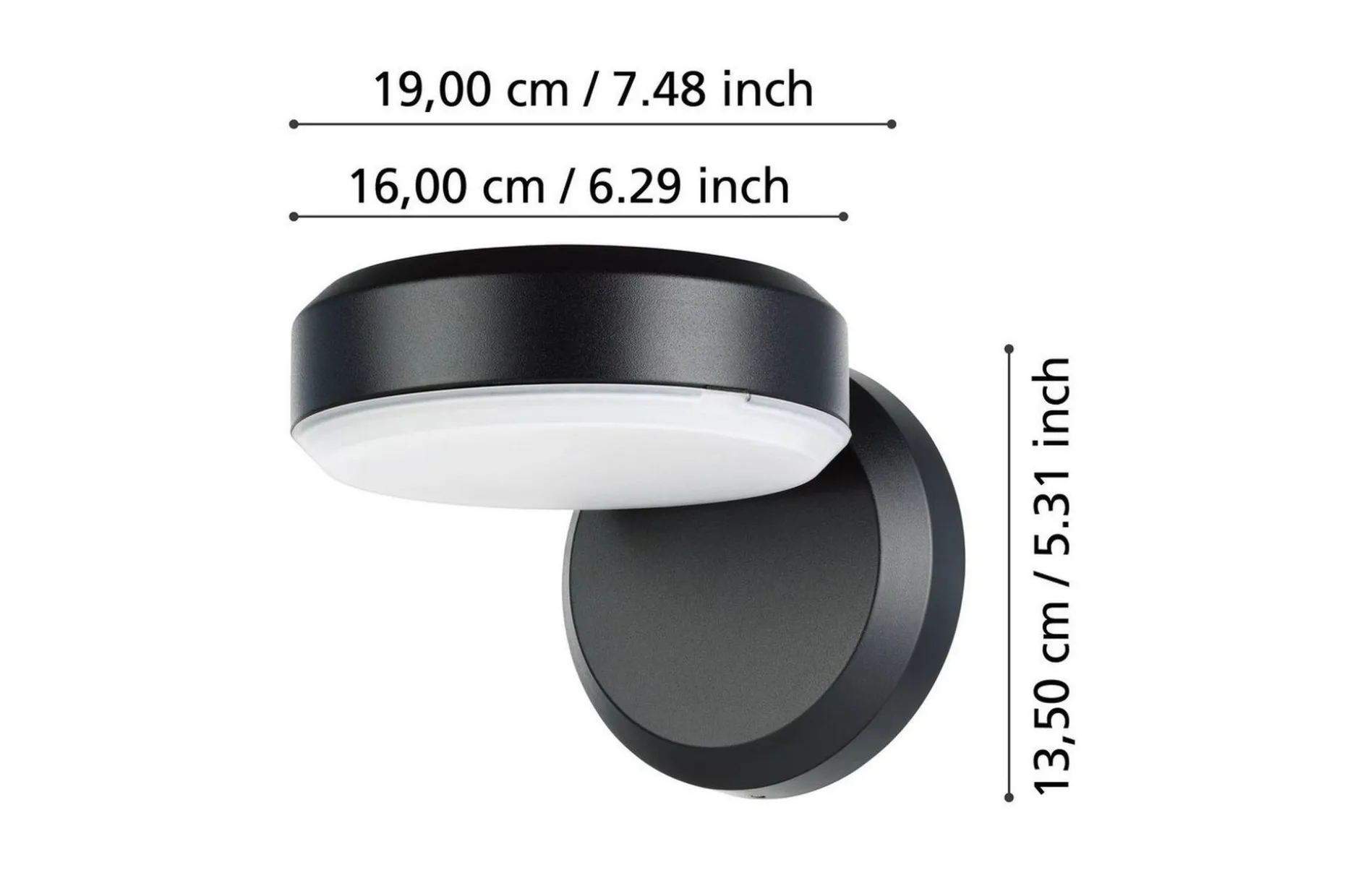 Vegglampe Utendørs Eglo Fornaci